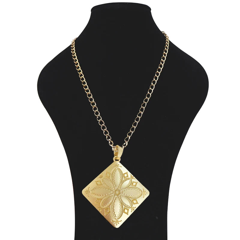 Large Statement Abstract Necklace