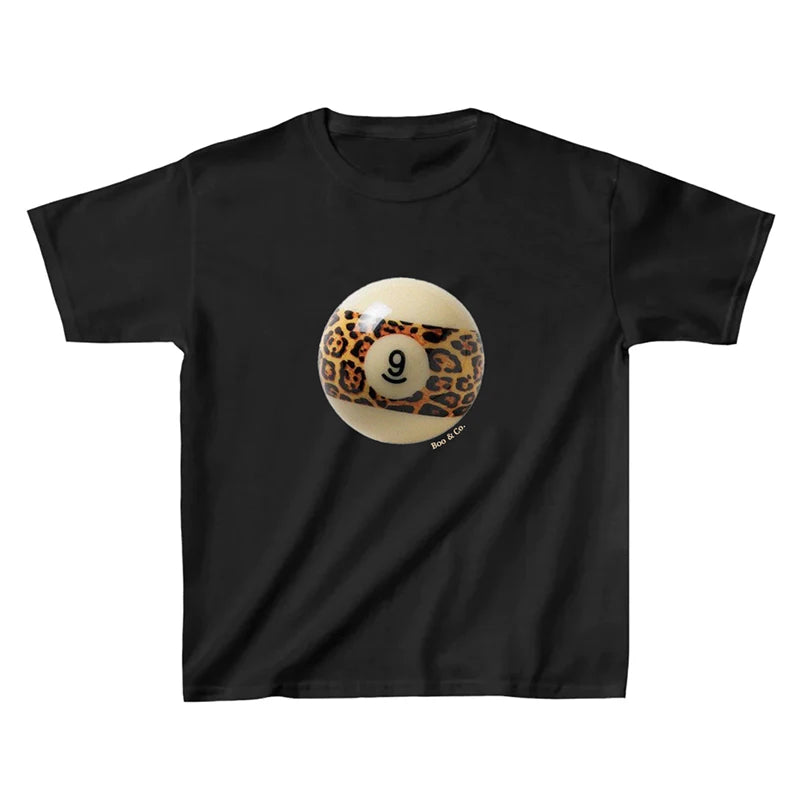 Leopard 9 ball tee