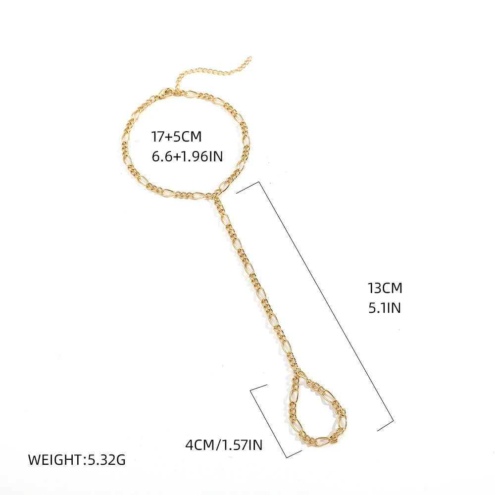 Statement Finger Bracelet Ring