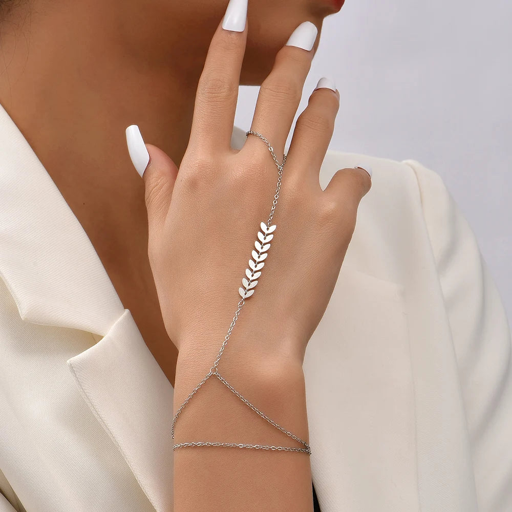 Statement Finger Bracelet Ring