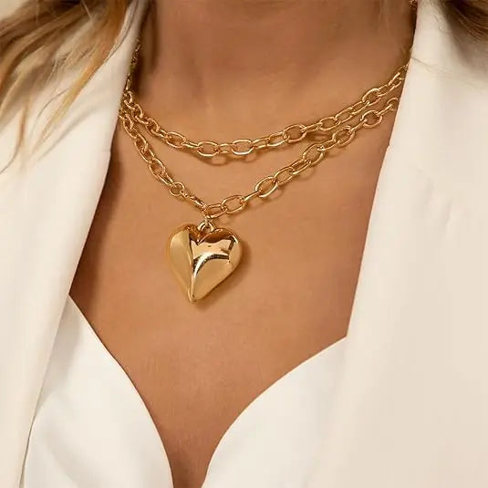 Golden Love Pendant