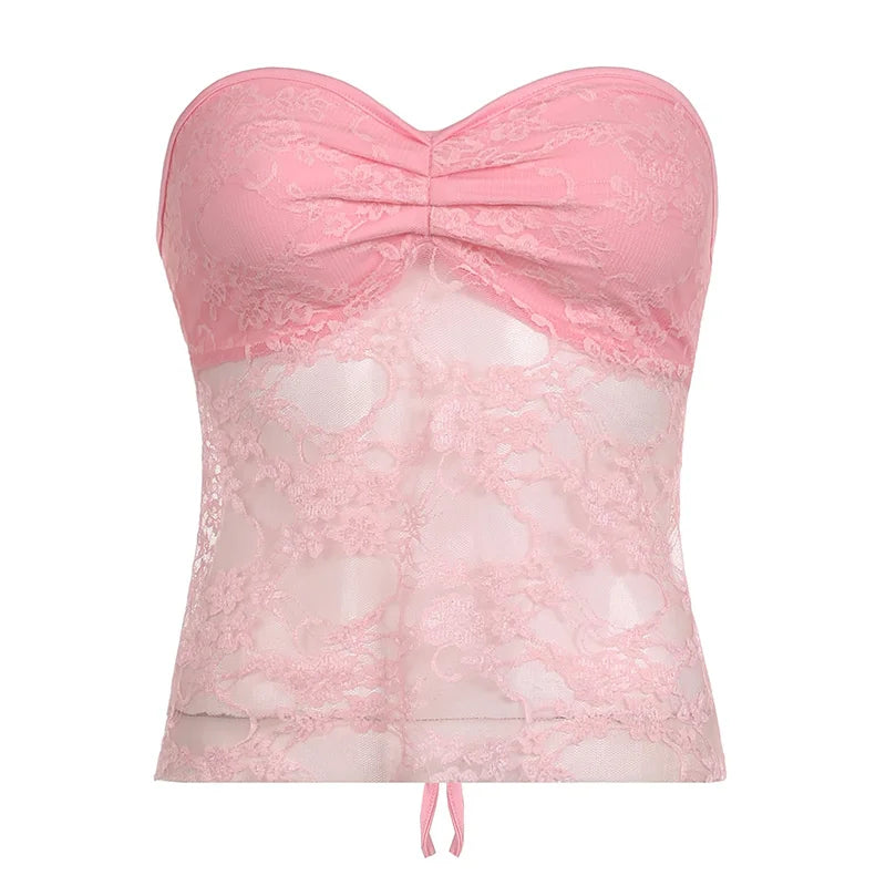 Lace Tube Top