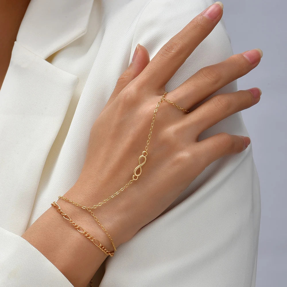 Statement Finger Bracelet Ring