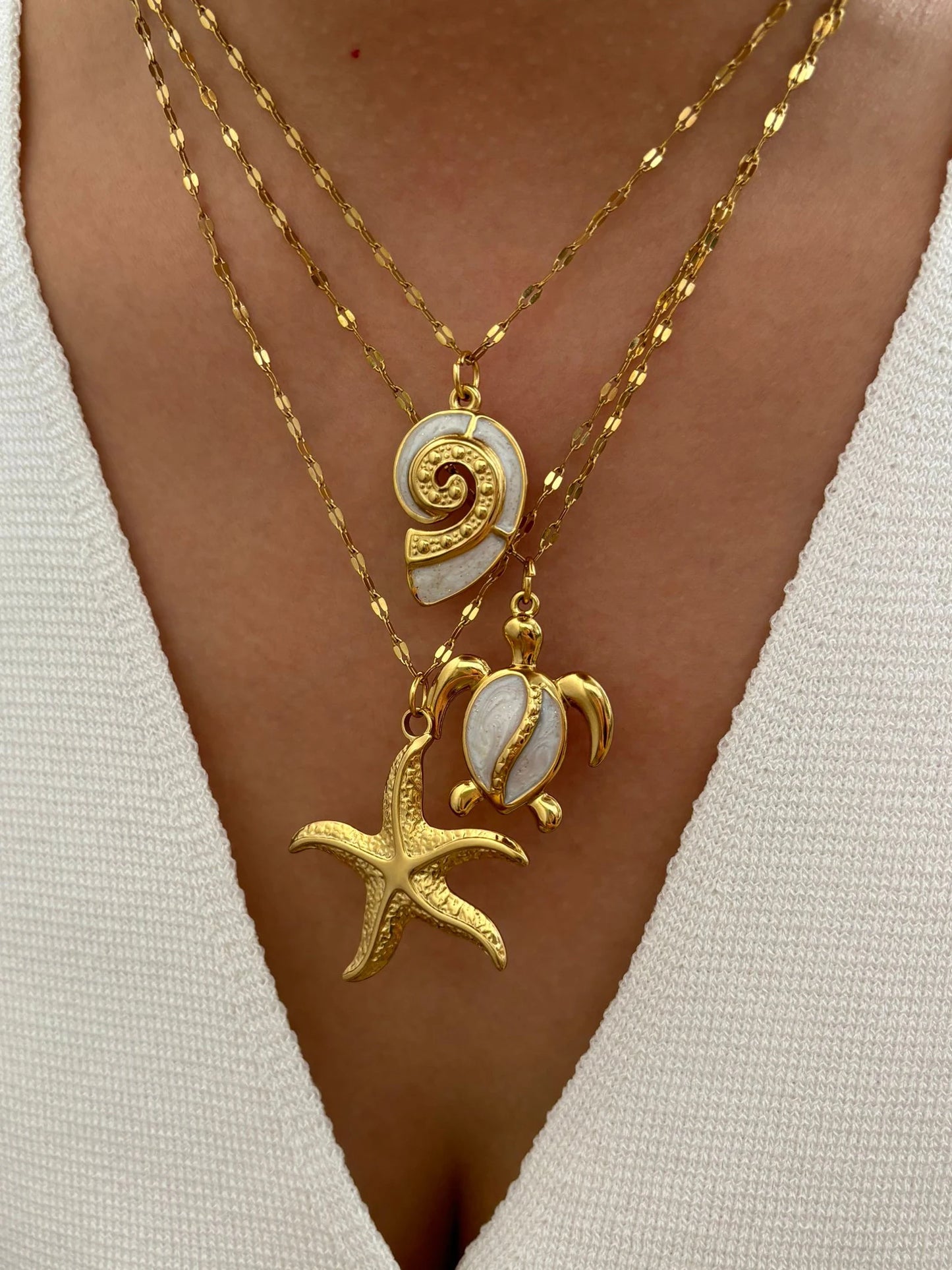 Majestic Oceanic Trio Necklaces