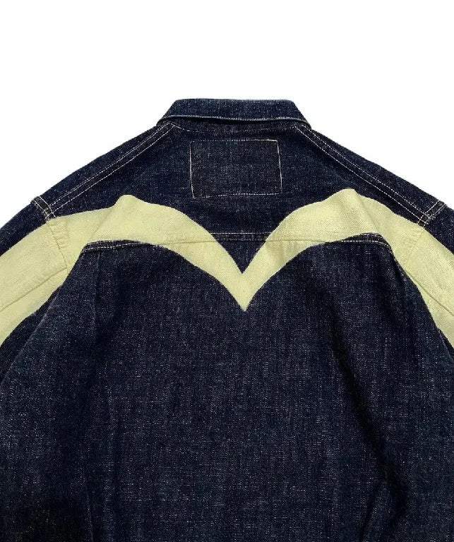 Printed Oversized Denim Jacket