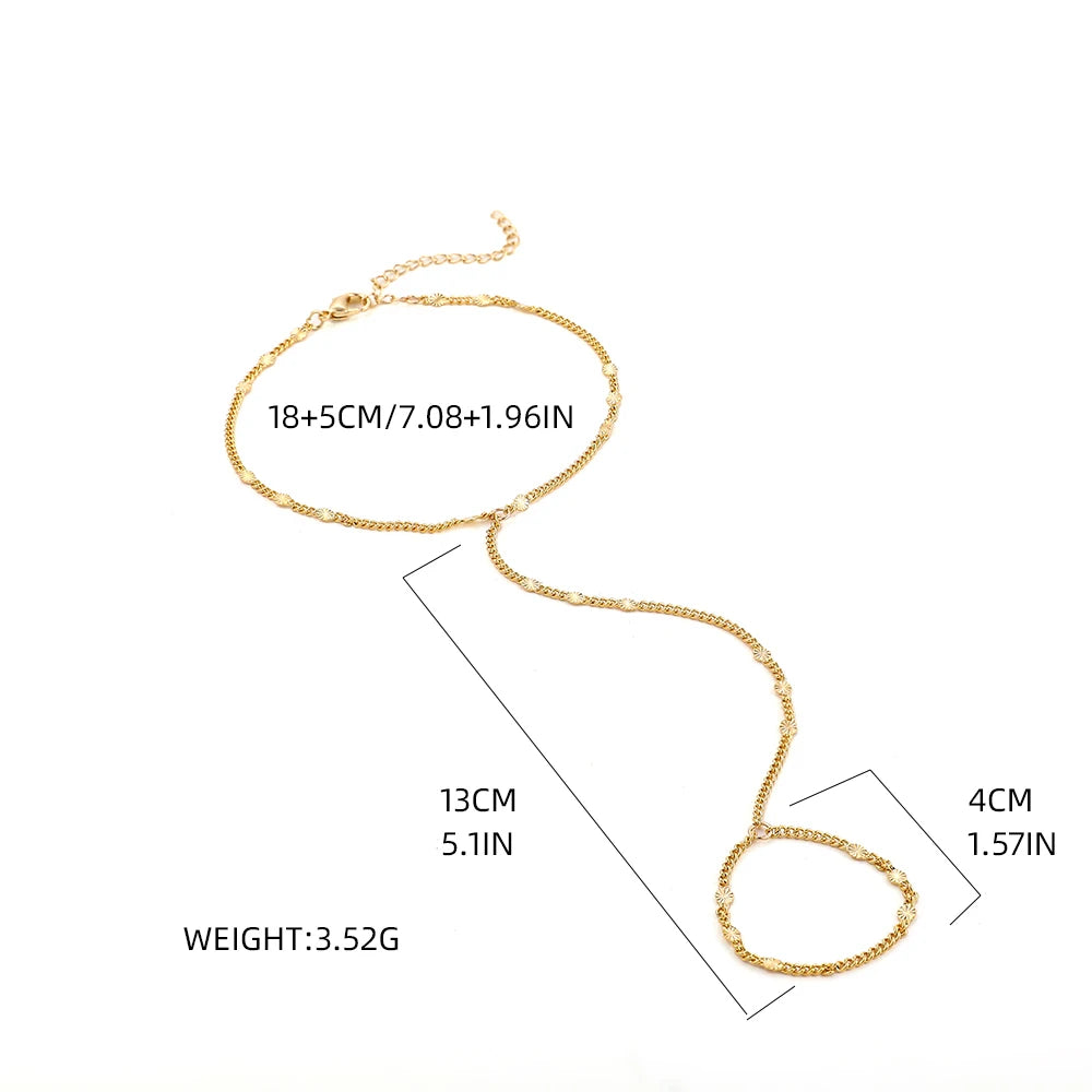 Statement Finger Bracelet Ring