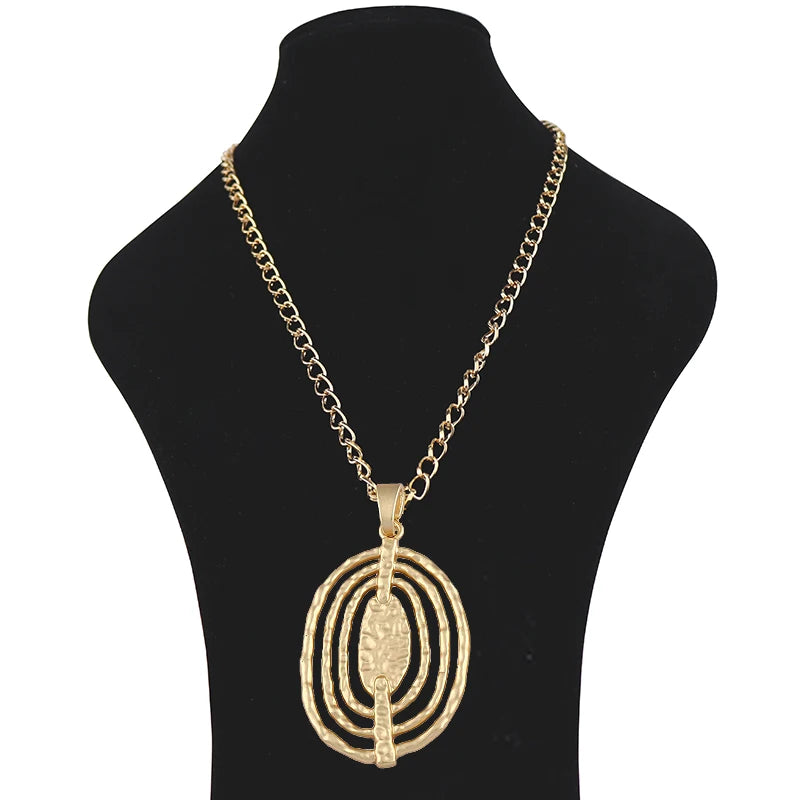 Large Statement Abstract Necklace