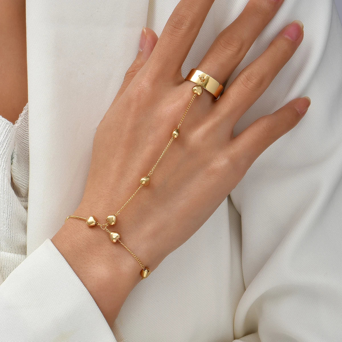 Statement Finger Bracelet Ring