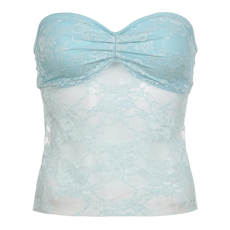 Lace Tube Top