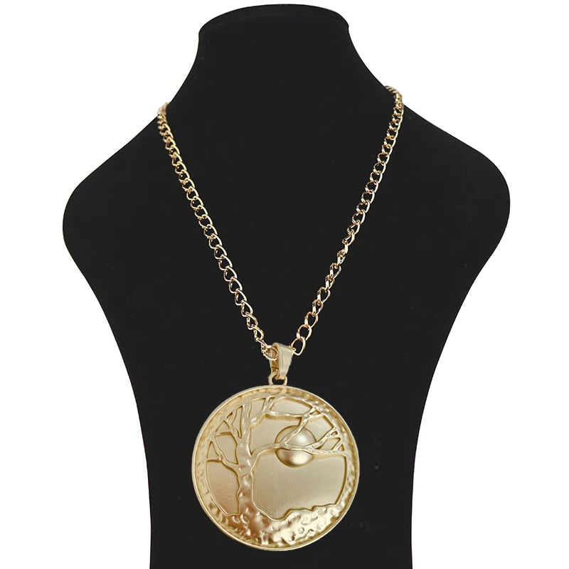 Large Statement Abstract Necklace