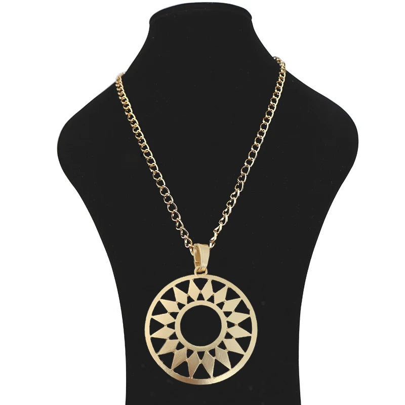 Large Statement Abstract Necklace