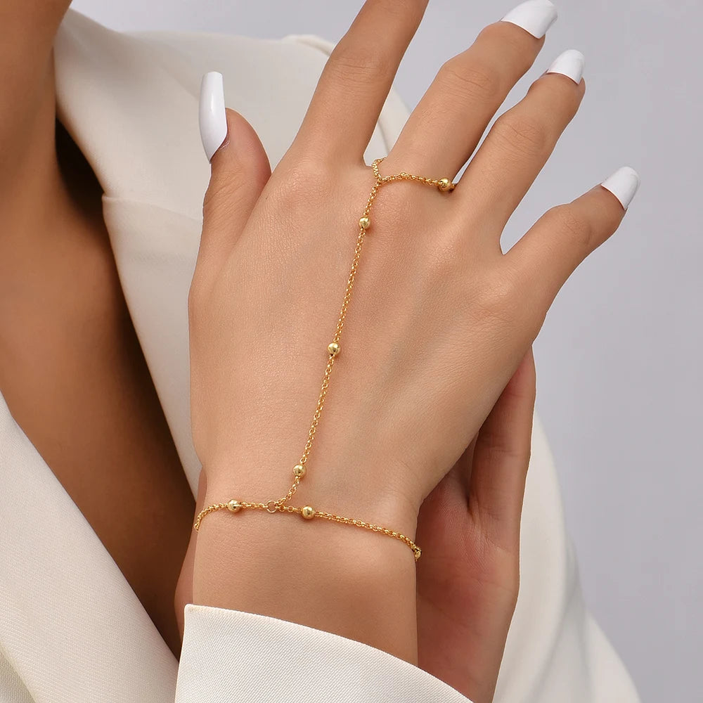 Statement Finger Bracelet Ring