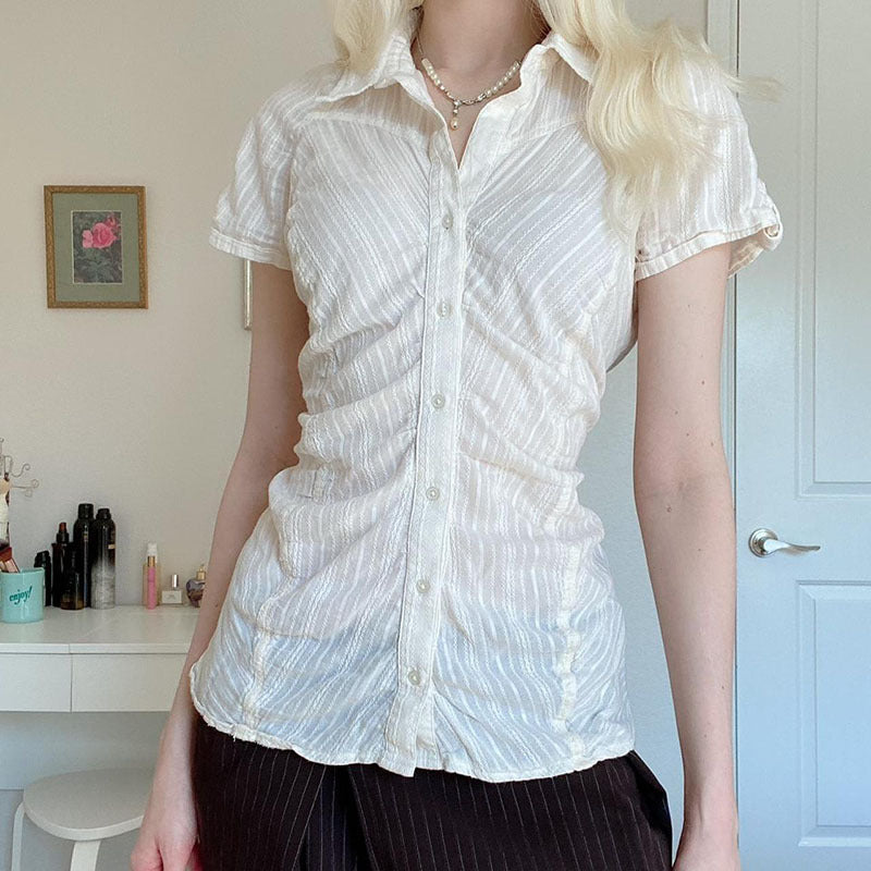 Tight Striped Blouse