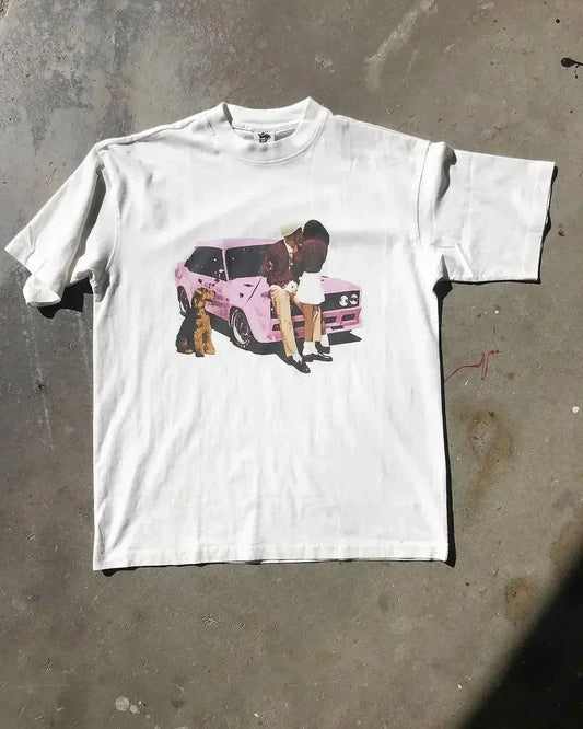 Pink Car Dream tee