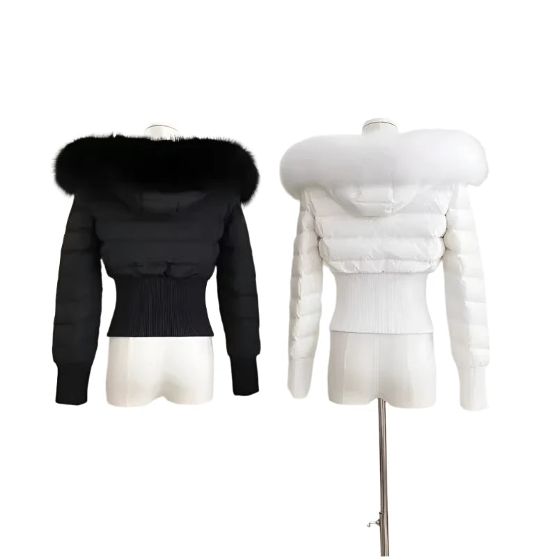 Sculpted Luxe Fur Jacket