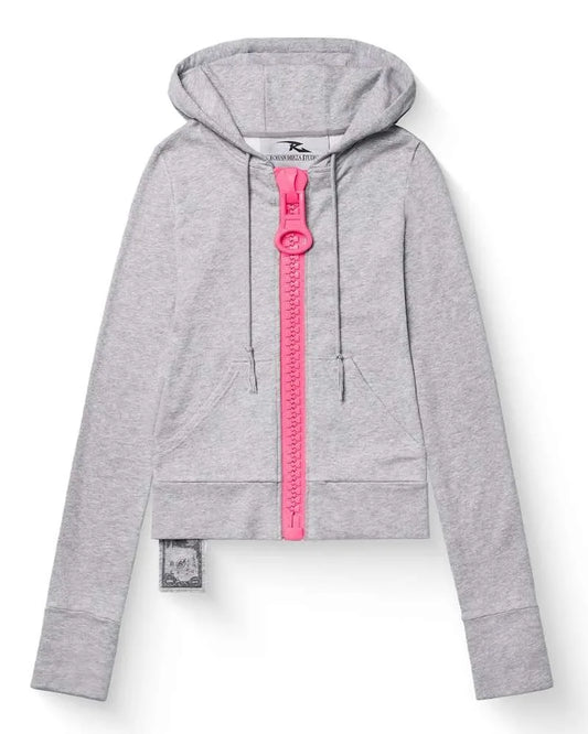 oversized zipper hoodie