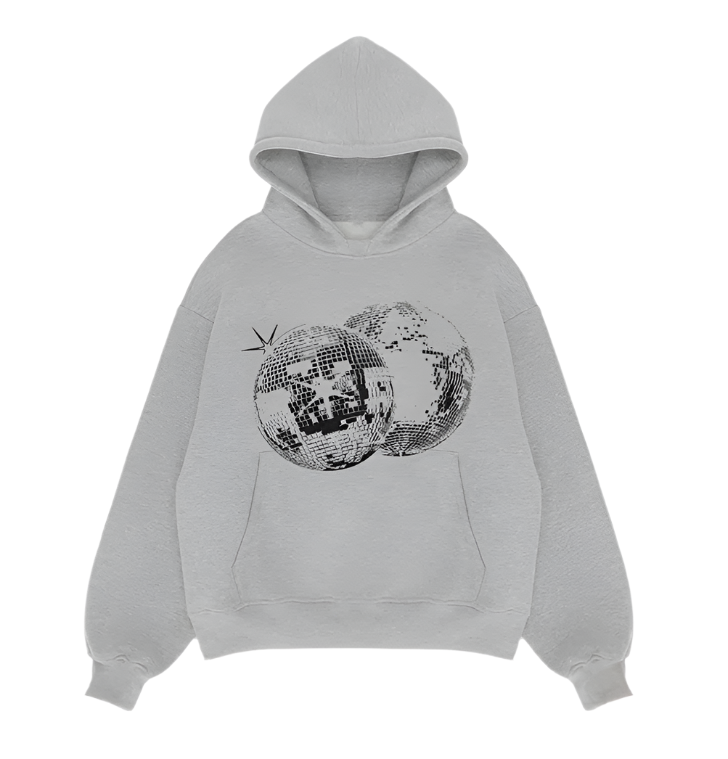 Mirror Ball Print Sweatshirt