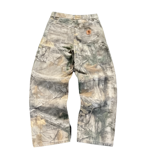 camouflage baggy jeans