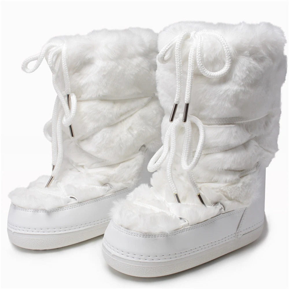 winter fur boots