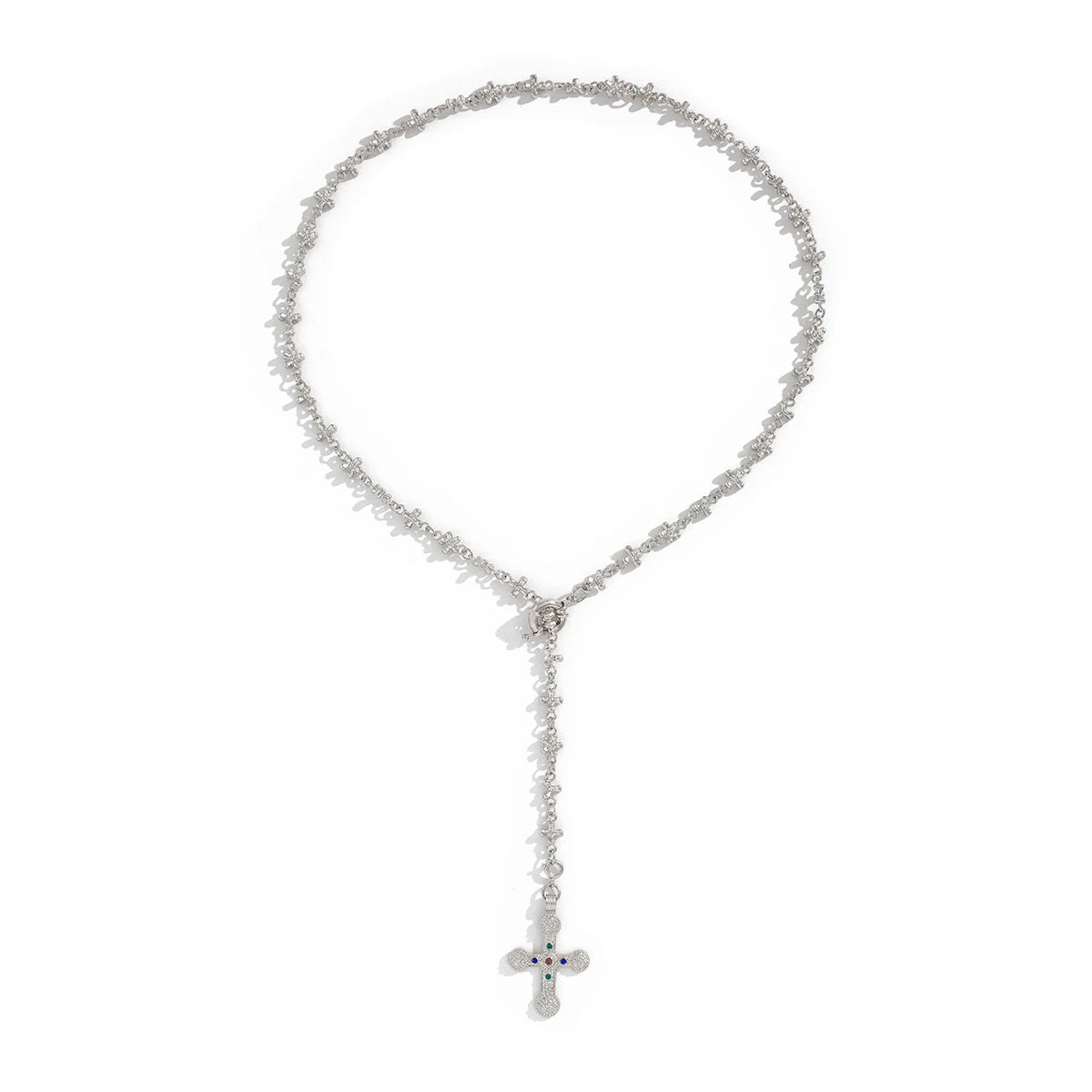 Long cross pendant
