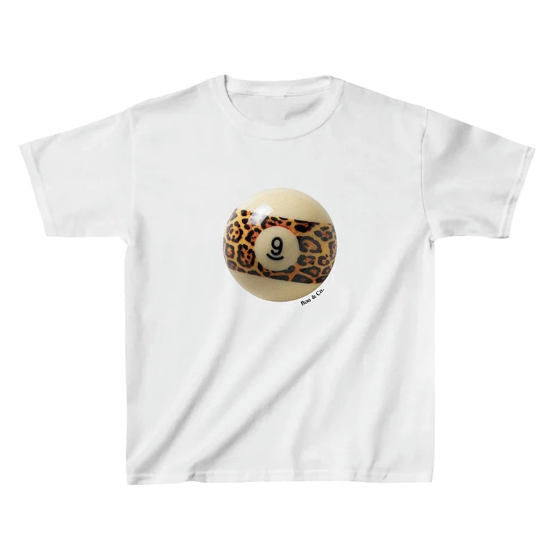 Leopard 9 ball tee